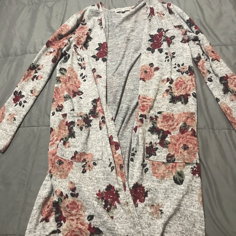Floral cardigan